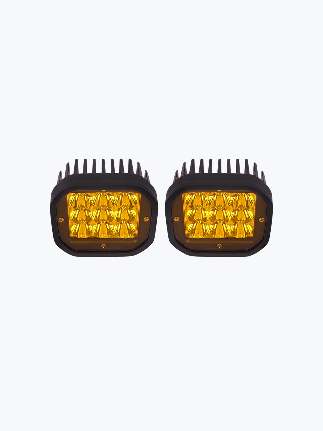 HJG 9 LED Fog Light With Yellow Cap Premium