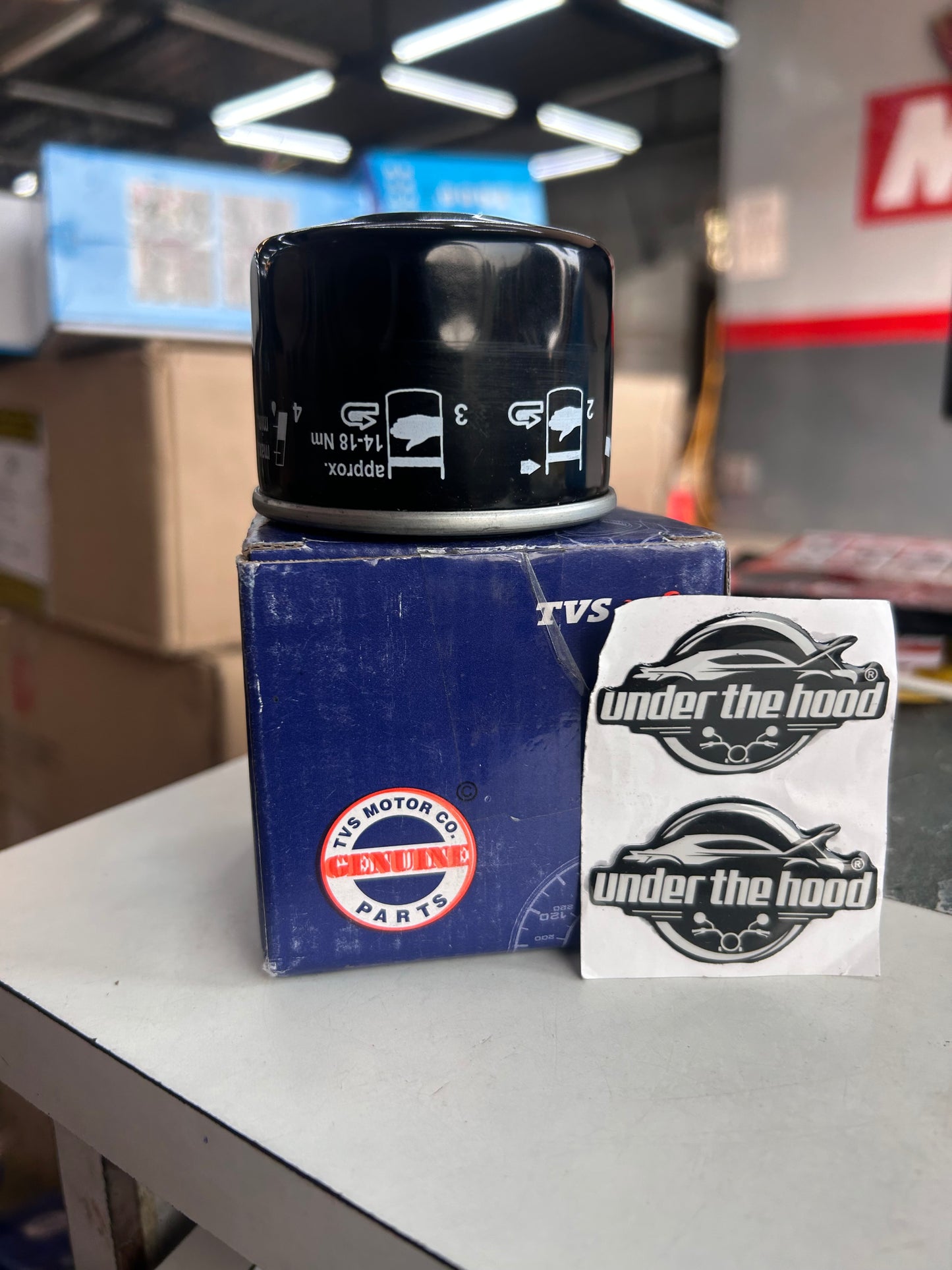 Apache RR310 / BMW G310 Oil Filter – Genuine TVS OEM Replacement (Part No. N7081420)