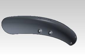 148587/D Front Mudguard Black – Interceptor 650 / Continental GT 650