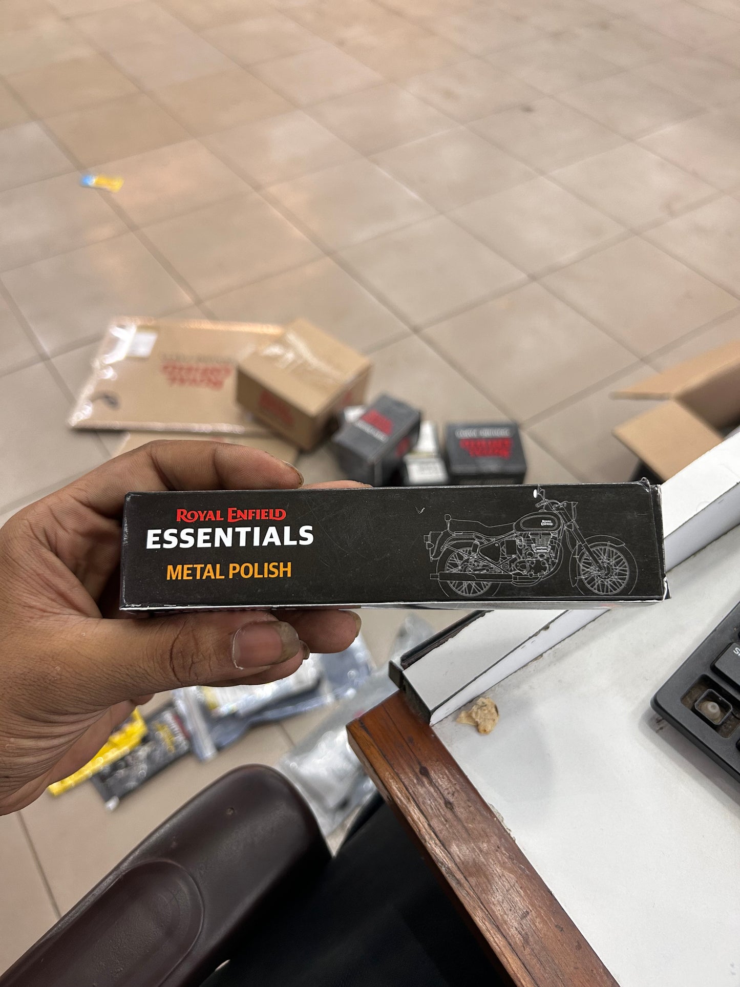 33081208 - Metal Polishing - 15Gms Royal Enfield Metal Polish Chrome Polish For Bullet