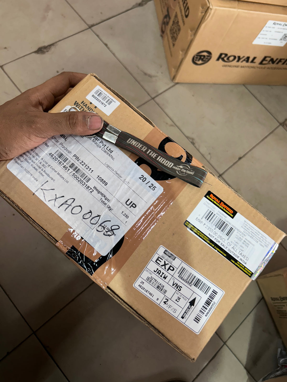 Royal Enfield Brown Touring Passenger Seat for Meteor 350 KXA00068