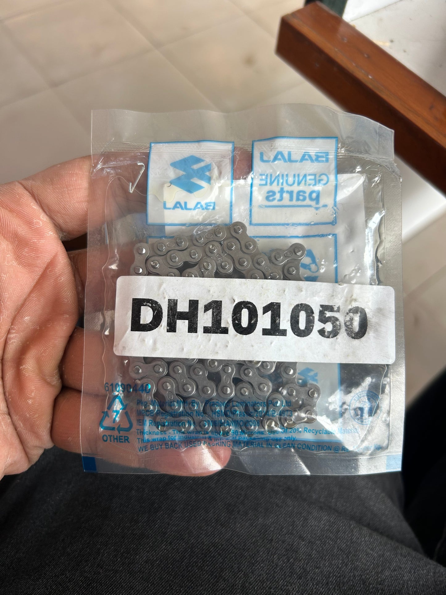 DH101050 Bajaj Genuine Timing Chain – 98 Links for Pulsar 150 and 180