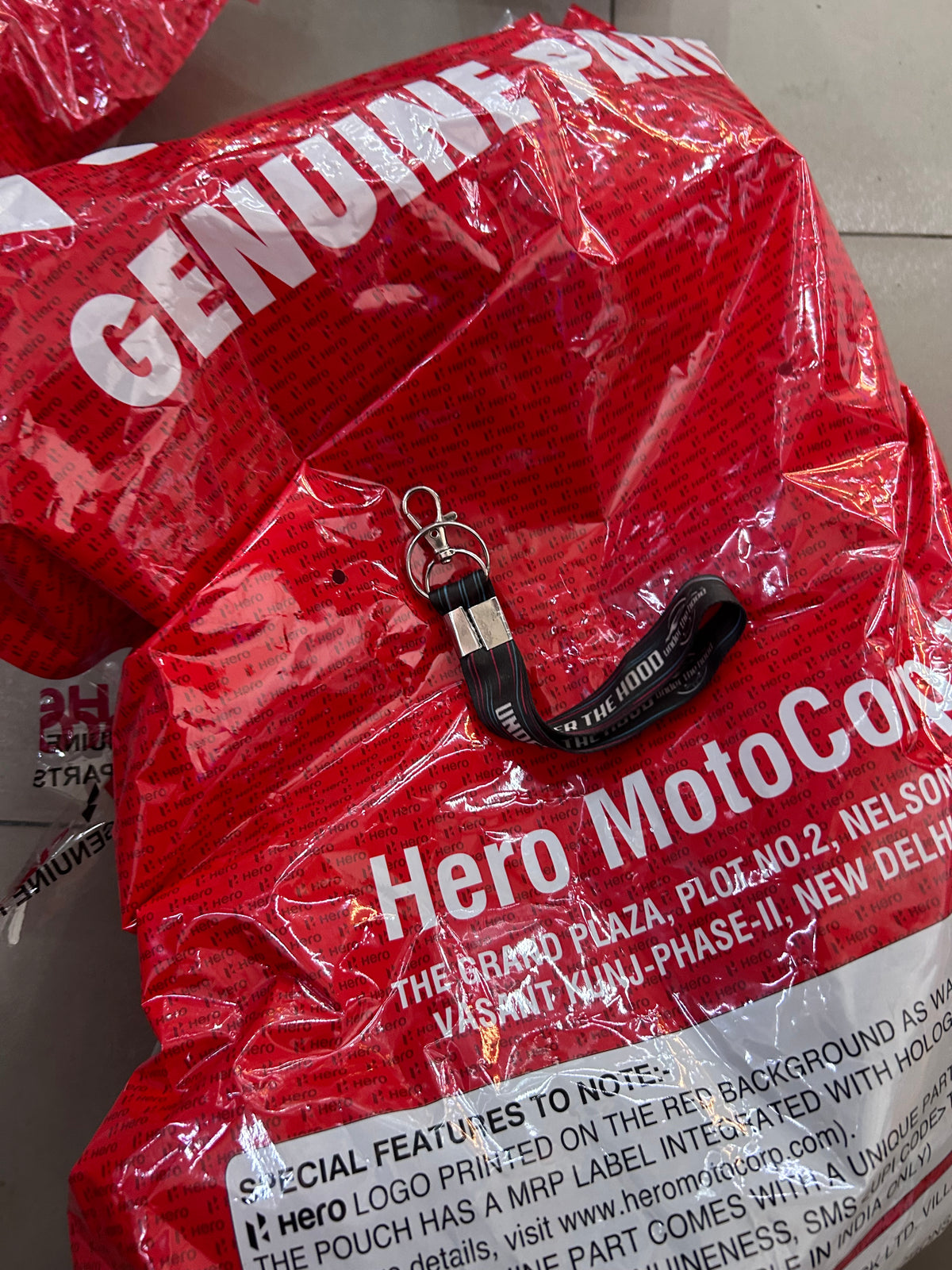 Hero Front Visor / Front Cowl – Black (NH-1) | Genuine OEM Part 61301KTCA20RS – For Super Splendor & Compatible Models