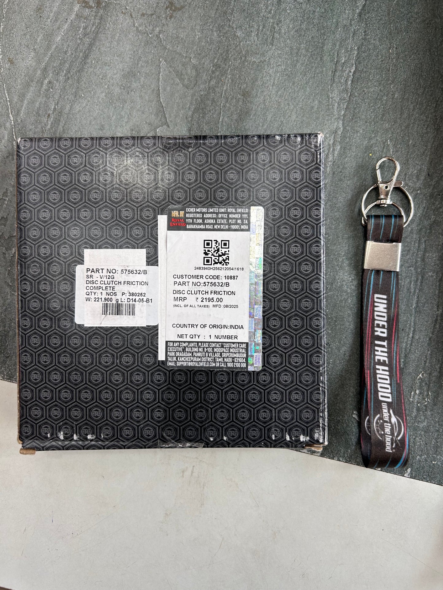 Royal Enfield 575632/B – Clutch Plate Set for Interceptor 650 & GT 650 (Genuine Royal Enfield Friction Disc Pack)