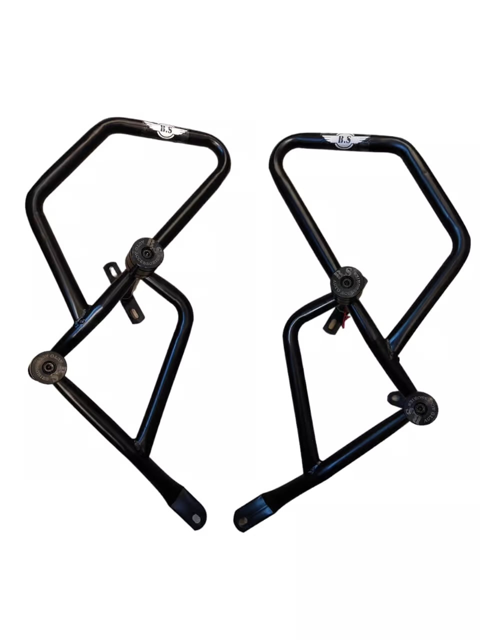 Slider Guard for Bajaj Pulsar NS 200 | Stainless Steel | Black Powder-Coated | BS Auto