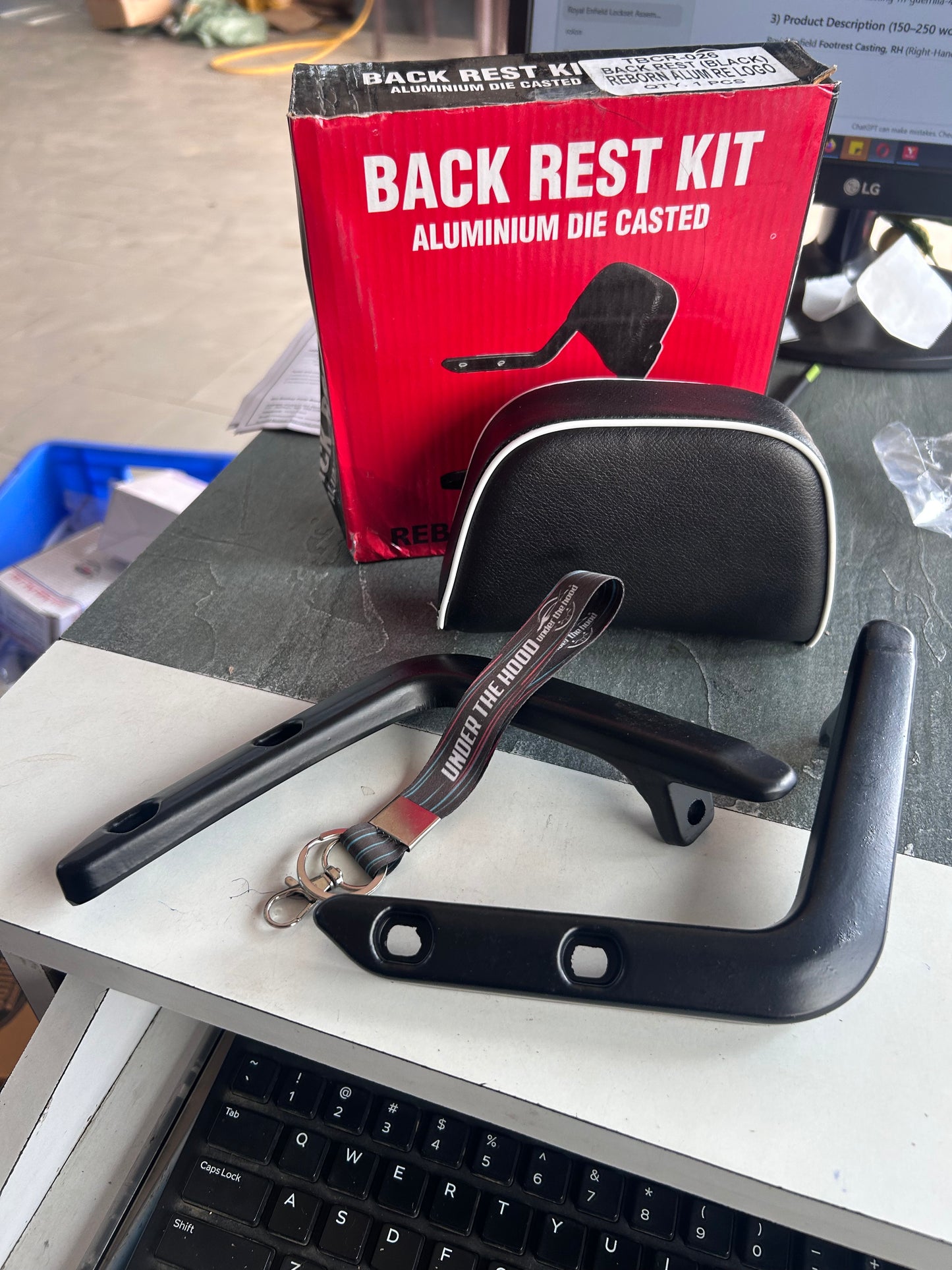 Replica Passenger Backrest for Classic 350 Reborn, Electra & Standard UCE – Comfortable Pillion Support