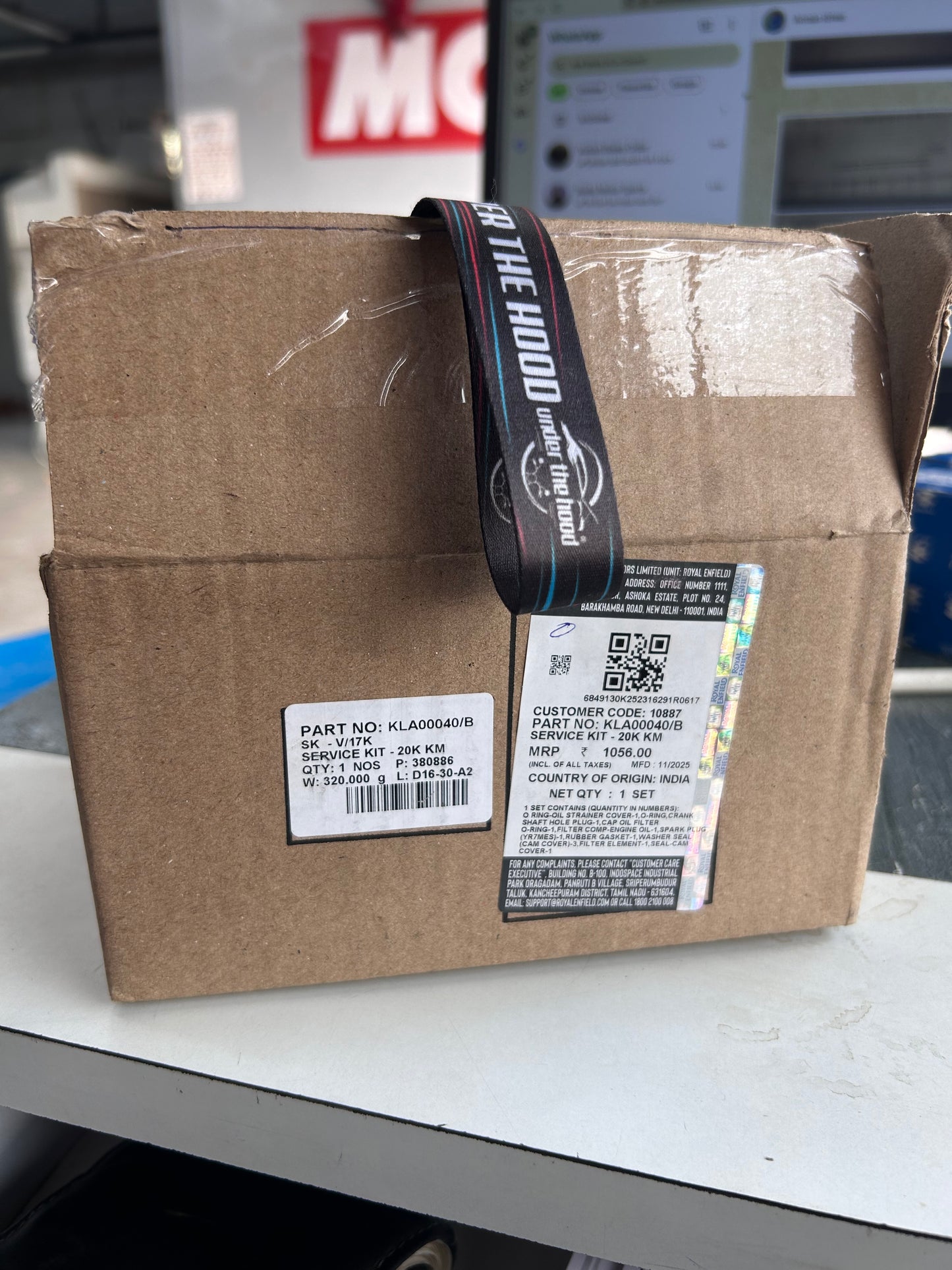 Royal Enfield J-Series 350 – 20,000 KM Genuine Service Kit KLA00040 (Meteor, Classic Reborn, Hunter, Bullet 350)