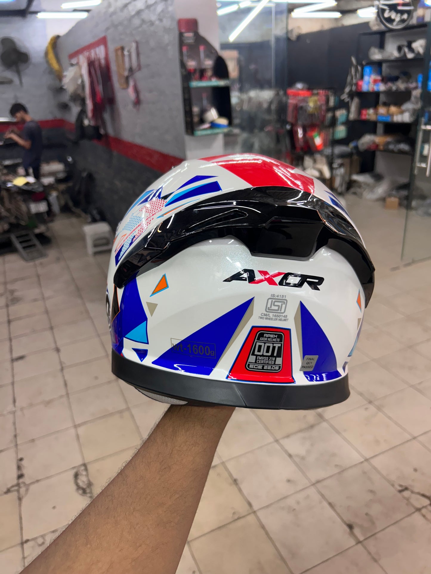 Axor Apex Helmet – Full Face ISI & DOT Certified (Multiple Graphics & Sizes)