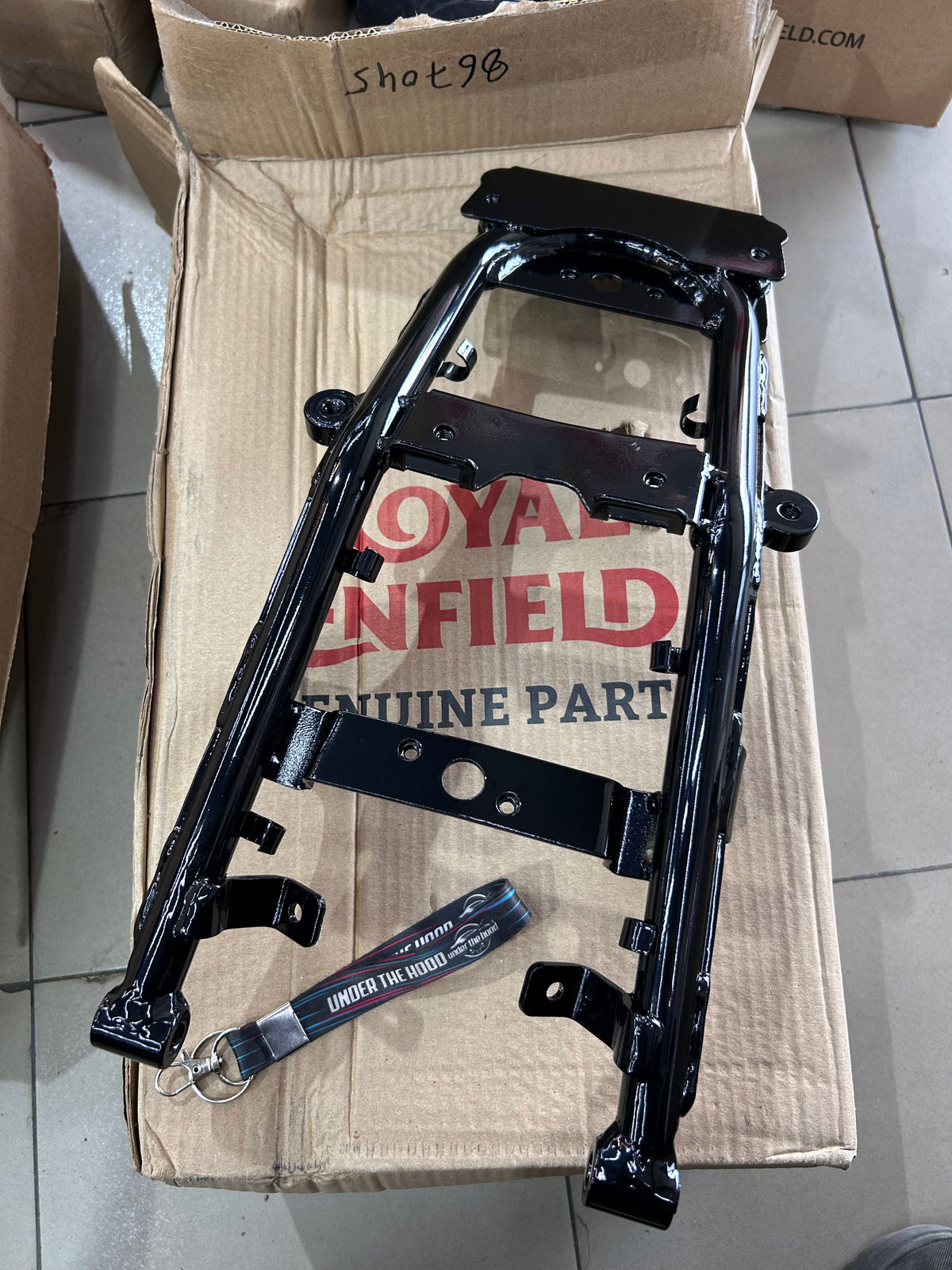 Royal Enfield Thunderbird 350 & 500 Black Rear Seat Subframe – Genuine OEM – 867045