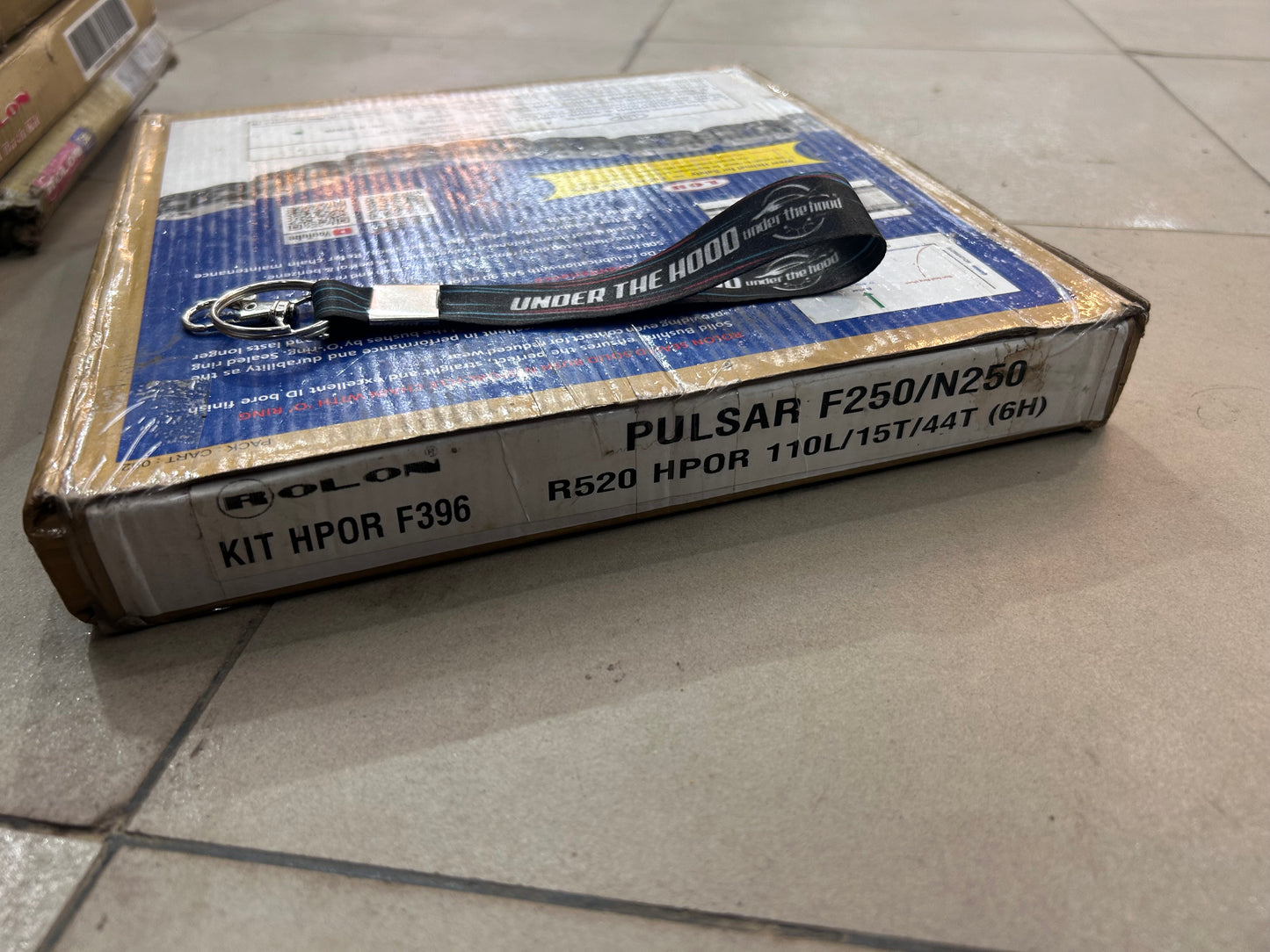 Rolon HPOR F396 High Performance Brass Chain & Sprocket Kit for Bajaj Pulsar F250 / N250 (R520HPORC 110L / 15T / 44T)