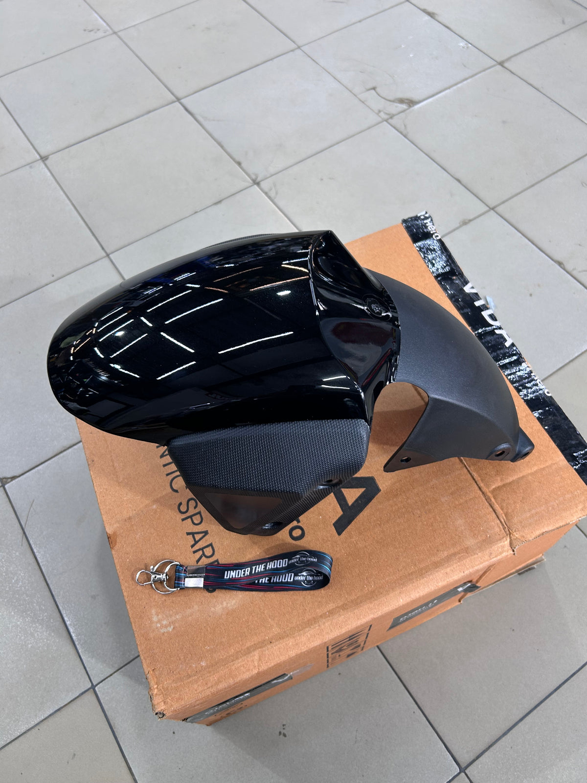 VIDA VX2 Front Fender Pearl Black | Genuine Front Mudguard | VD61100ACP310CS