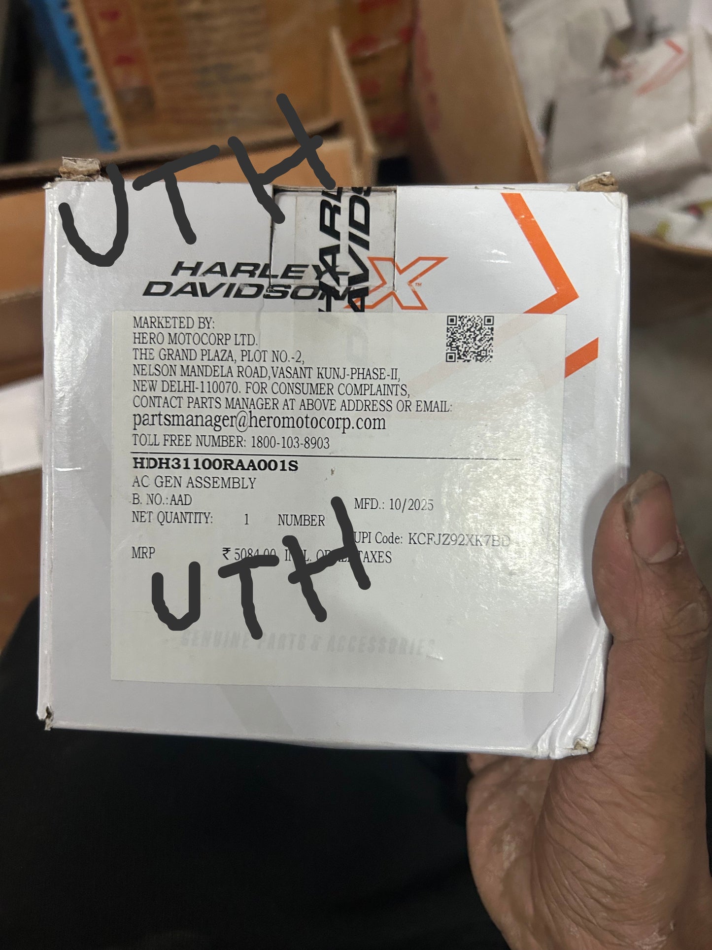 Genuine HERO AC Generator Assembly (Stator / Charging Coil) – HDH31100RAA001S | Harley-Davidson X440 / 440X & Hero Mavrick 440 (Fitment Verify)