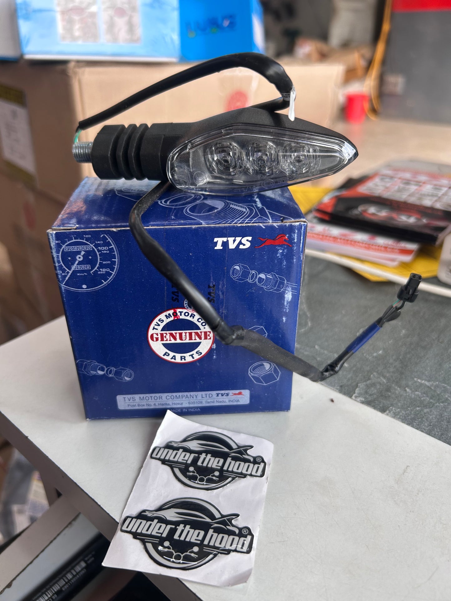 TVS Genuine Rear Right Turn Signal Lamp (Rear RH Indicator) for Apache RR 310 / Apache 310 – Part No. N7220070