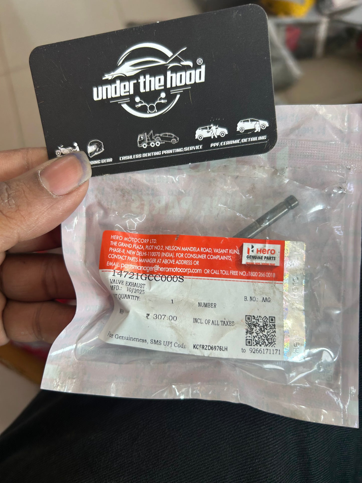 Hero Genuine Duet / Maestro Edge / Pleasure Exhaust Valve | Engine Outlet Valve | 14721GCC000S
