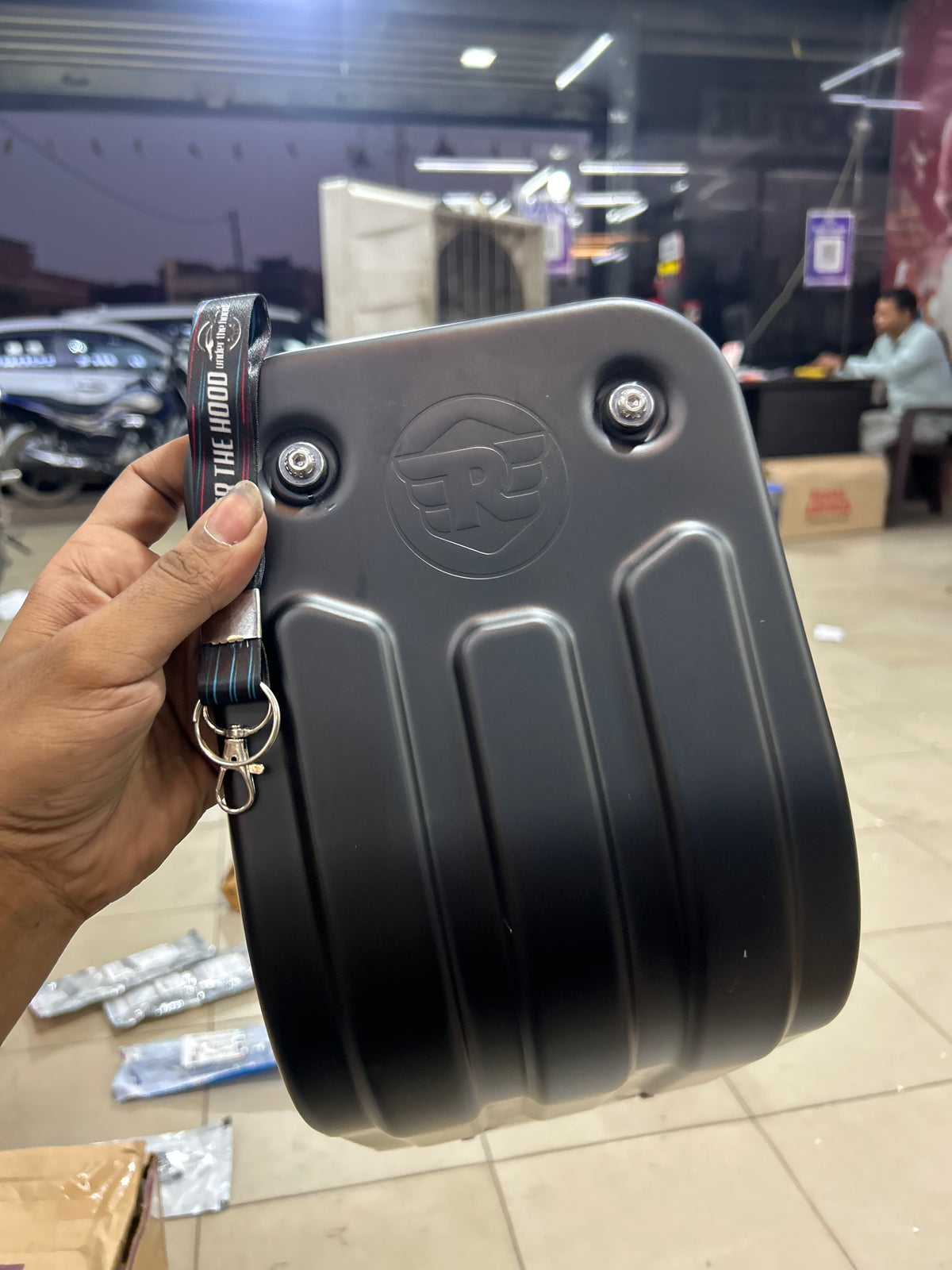 Royal Enfield Hunter 350 Premium Black Sump Guard / Engine Bash Plate – Silman OE-Style Aftermarket
