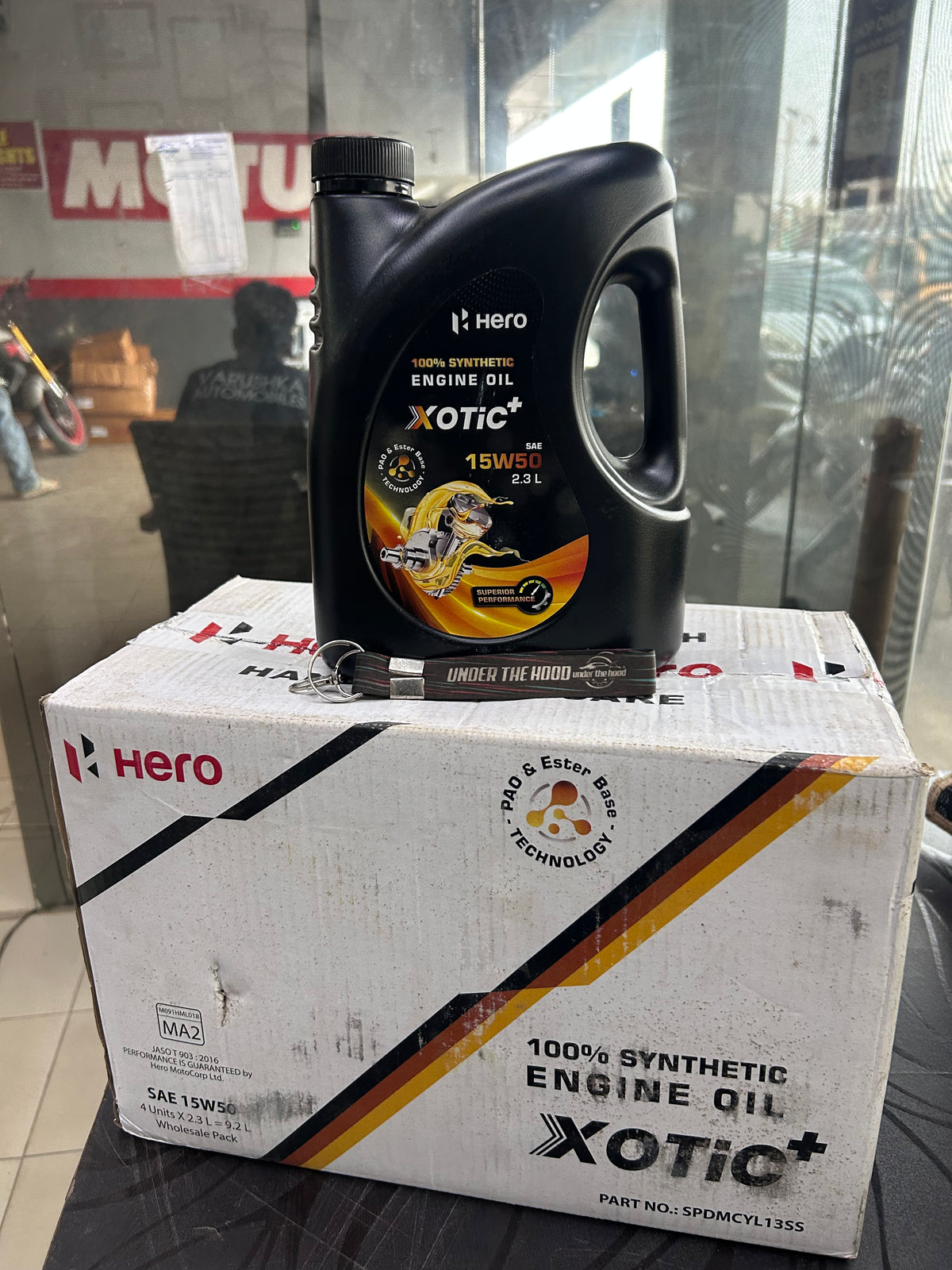 Hero Genuine Xotic+ 15W50 100% Synthetic Engine Oil 2.3L – Mavrick 440 | Harley-Davidson X440 15W50 MA2 Option