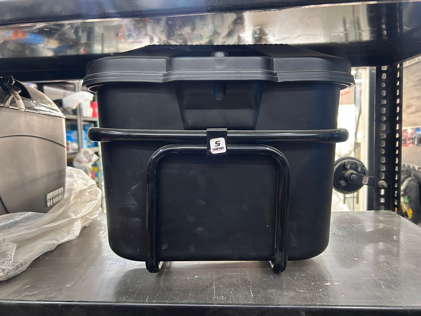 Shipra Motorcycle Side Box (Dikki) - Universal Fit for Bikes - Heavy Duty Storage Box