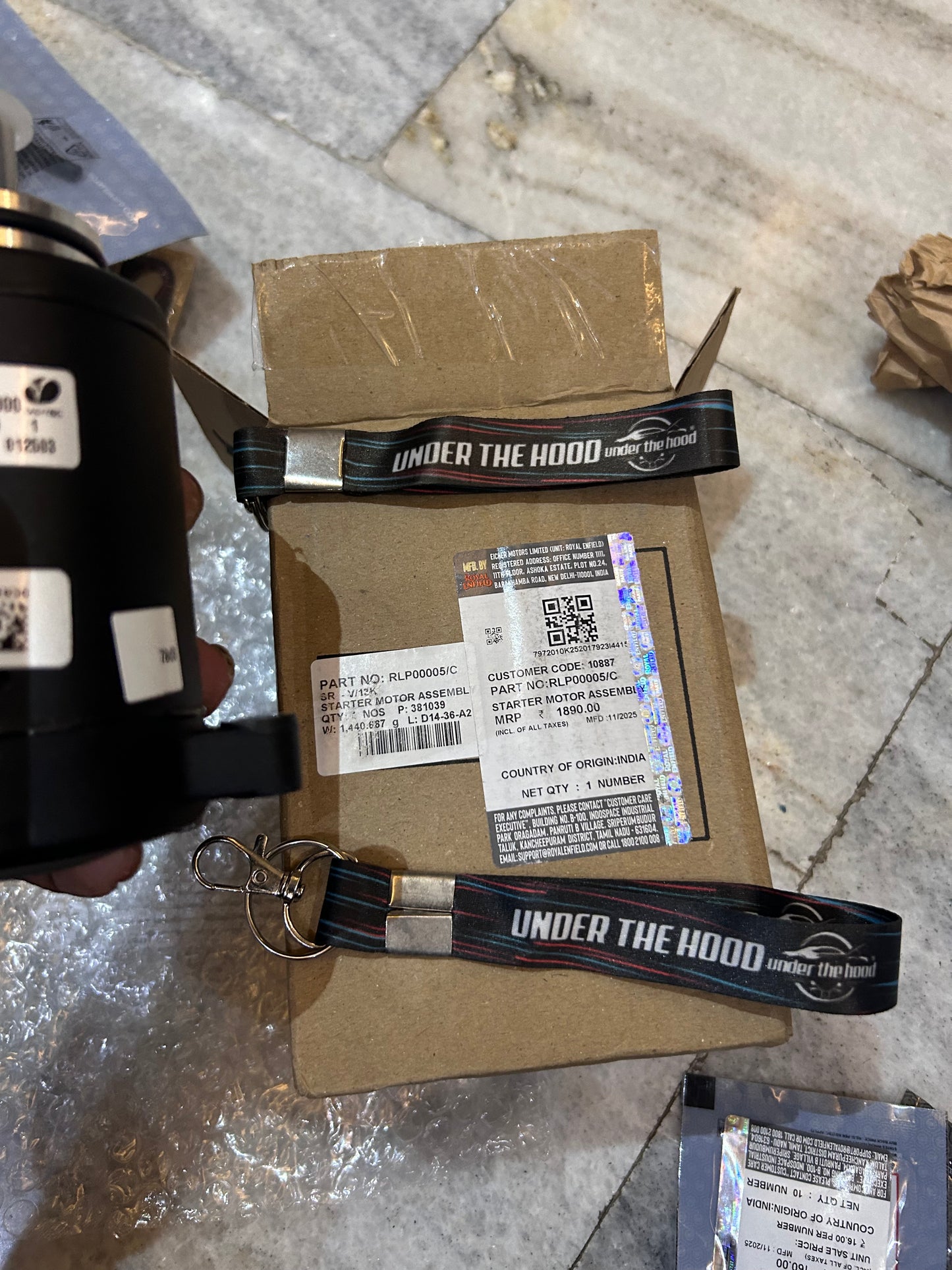 Royal Enfield Starter Motor Assembly – RLP00005/C – Genuine OEM for Classic Reborn 350, Meteor 350, Hunter 350, Bullet 350 (J-Series)