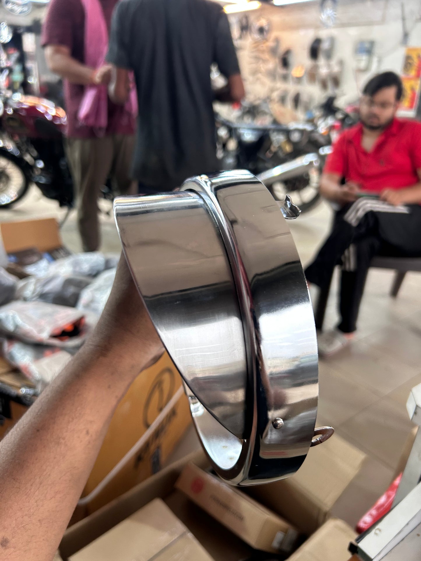 Royal Enfield RAN00197/A – Outer Rim with Cap Assembly | Compatible with Classic 350 Reborn| Genuine OEM Part