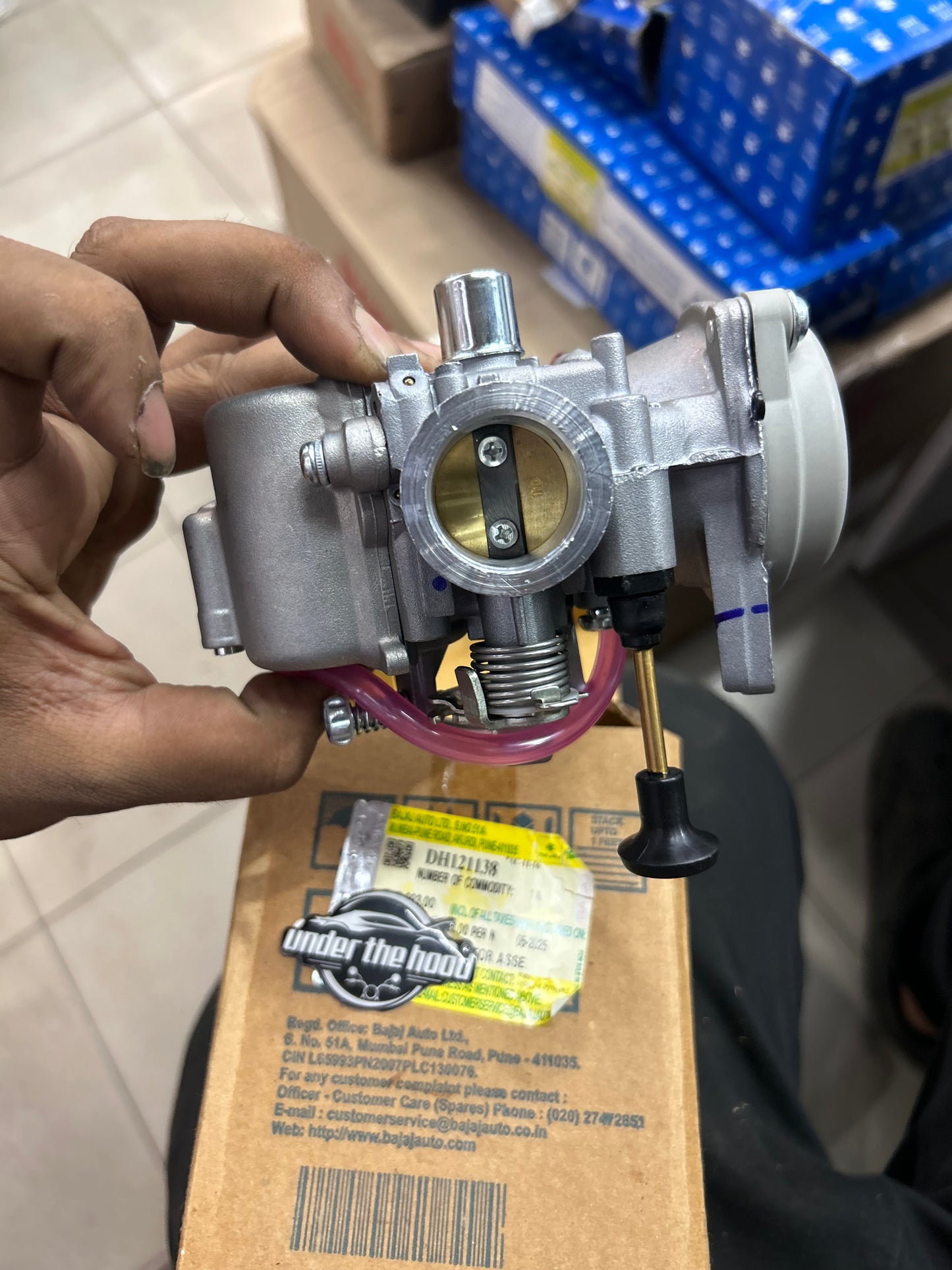 Bajaj DH121138 Carburetor Assembly – OEM for Pulsar 150 UG3/UG4 DTS-i