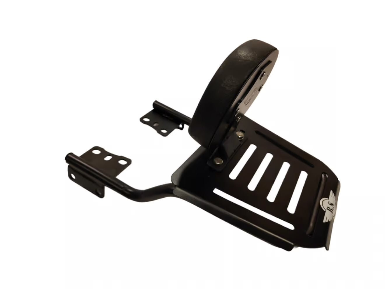 Backrest with Luggage Plate for Royal Enfield Hunter 350 | BS Auto | Comfortable Touring Support