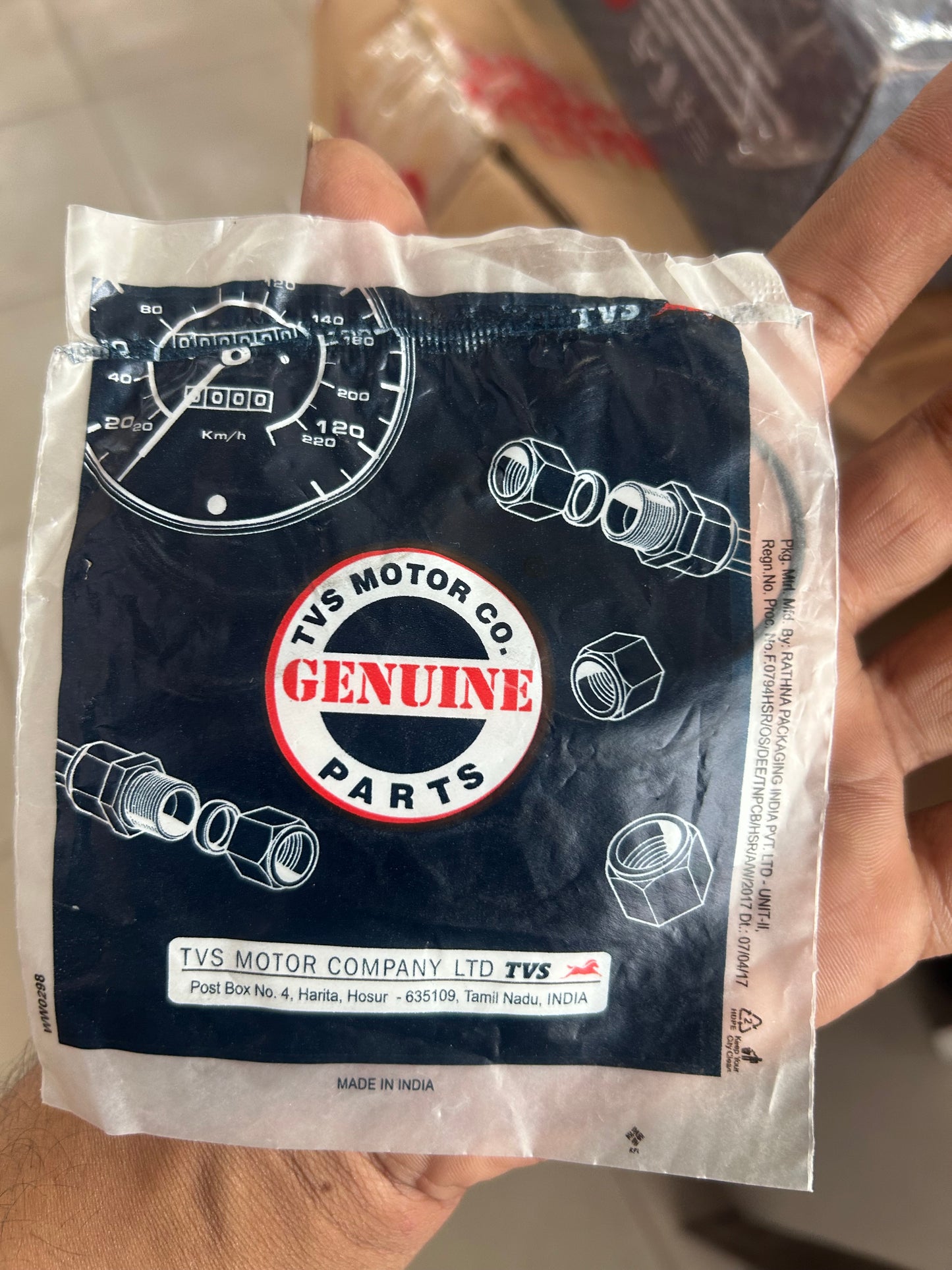 TVS K6200170 – O-Ring DIA 114×2 (OEM Genuine) for TVS Jupiter Wego Crankcase / CVT Seal