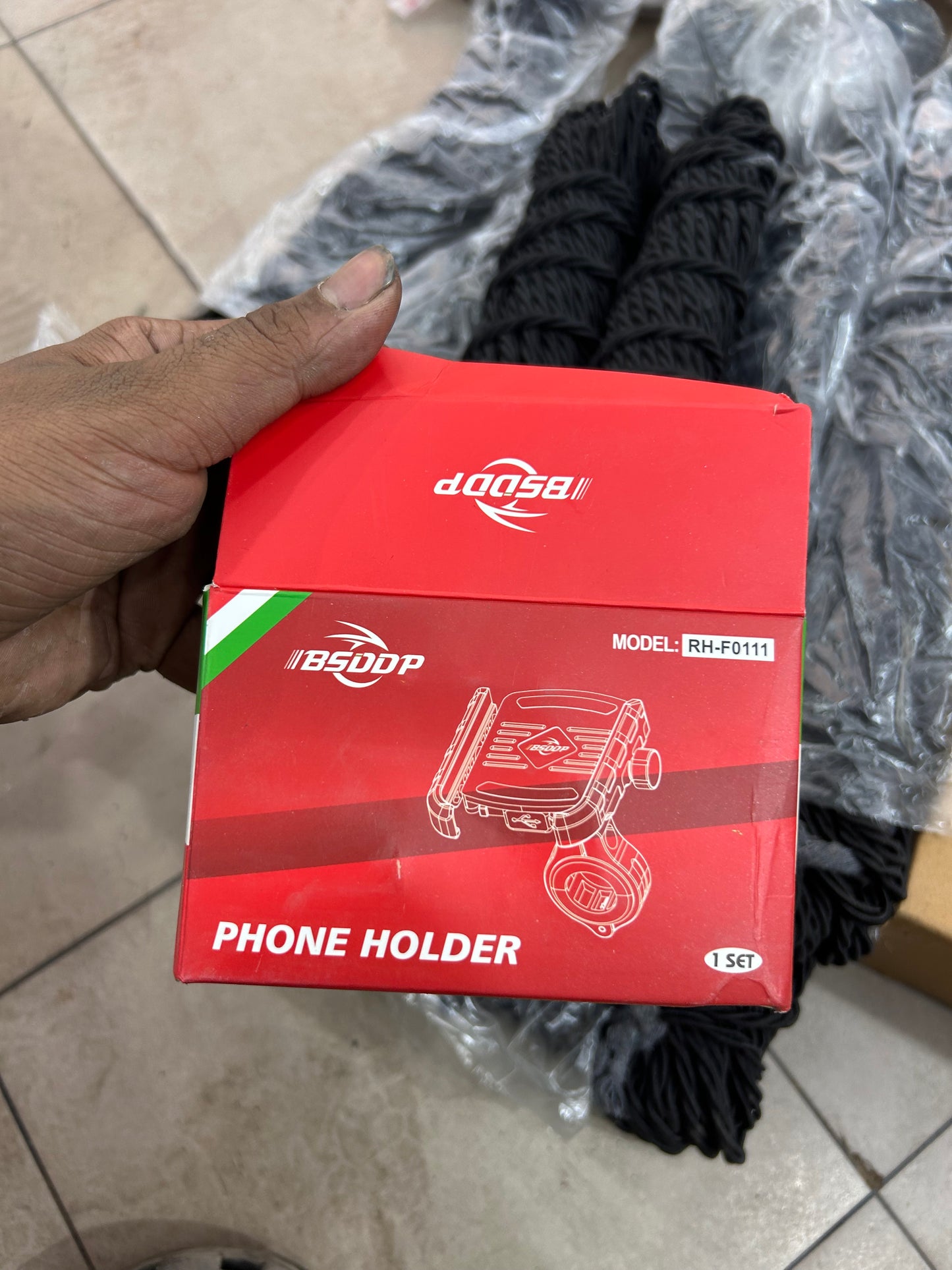 BSDDP ORIGINAL BM4 Jaw-Grip Mobile Holder – With & Without Charger Options