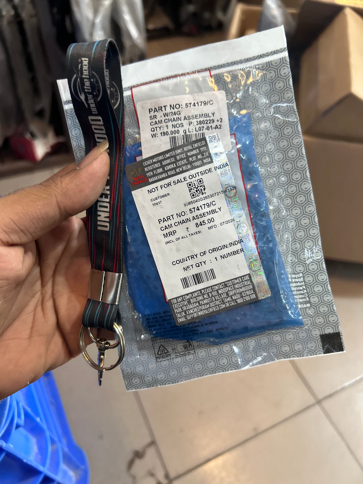 Royal Enfield Himalayan 411 & Scram 411 Cam Timing Chain Assembly – Genuine OEM – 574179/C