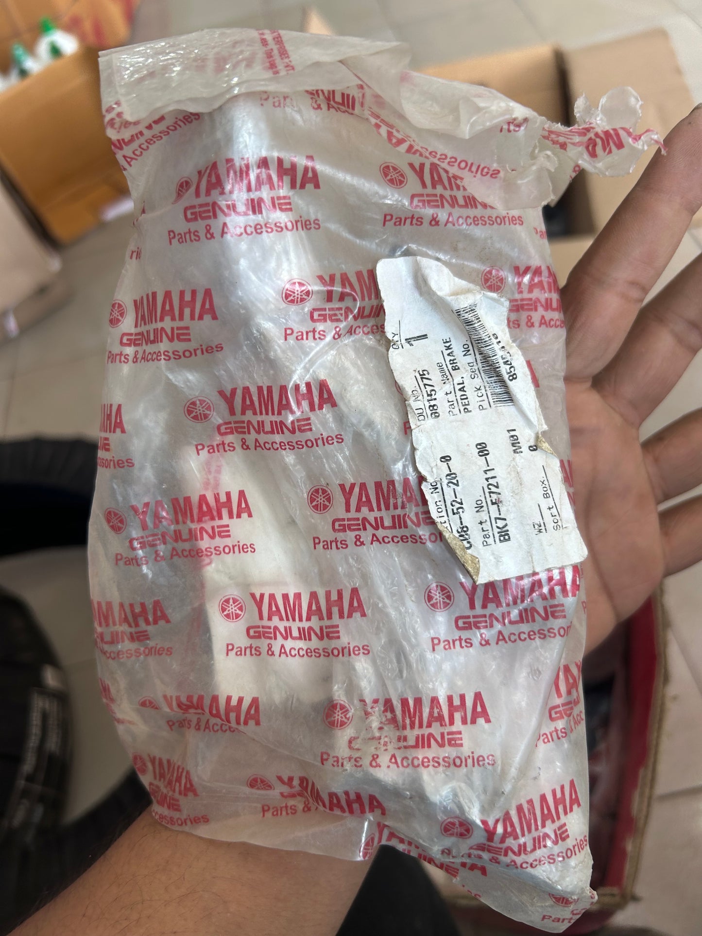 Yamaha BK7‑F7211‑00 Rear Brake Pedal – R15 V3/V4/R15M & R125