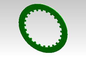 RLK00060/A clutch steel separator plate — J-Series 350 (OE)