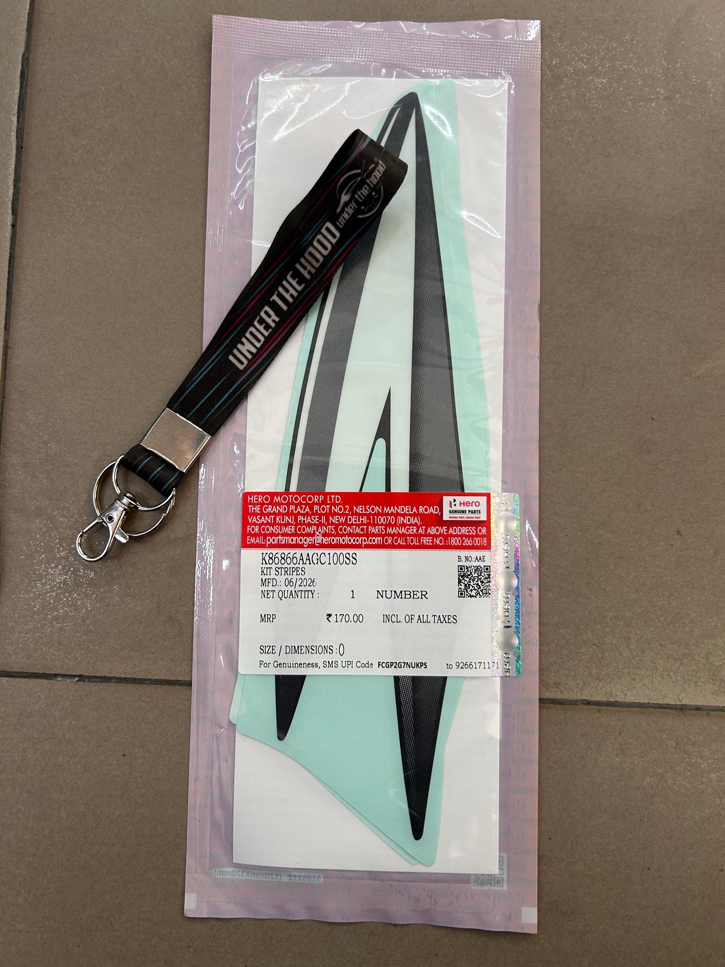 Hero Genuine Kit Stripes for Super Splendor – K86866AAGC100SS