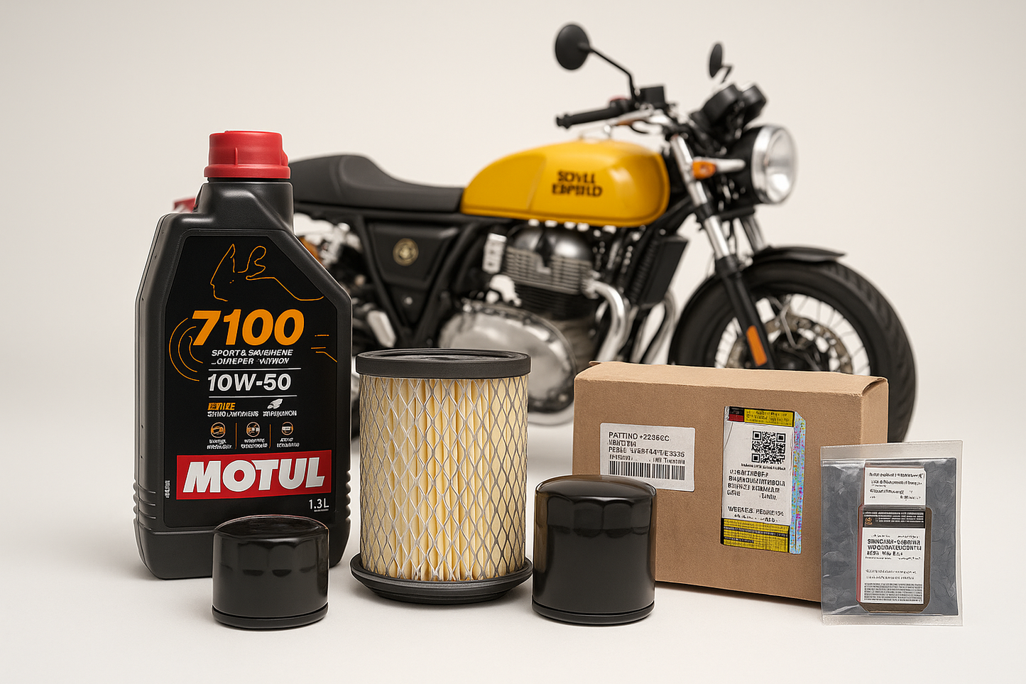 Royal Enfield Interceptor 650 Service Kit (BS4 & BS6) – Complete Maintenance & Brake Care