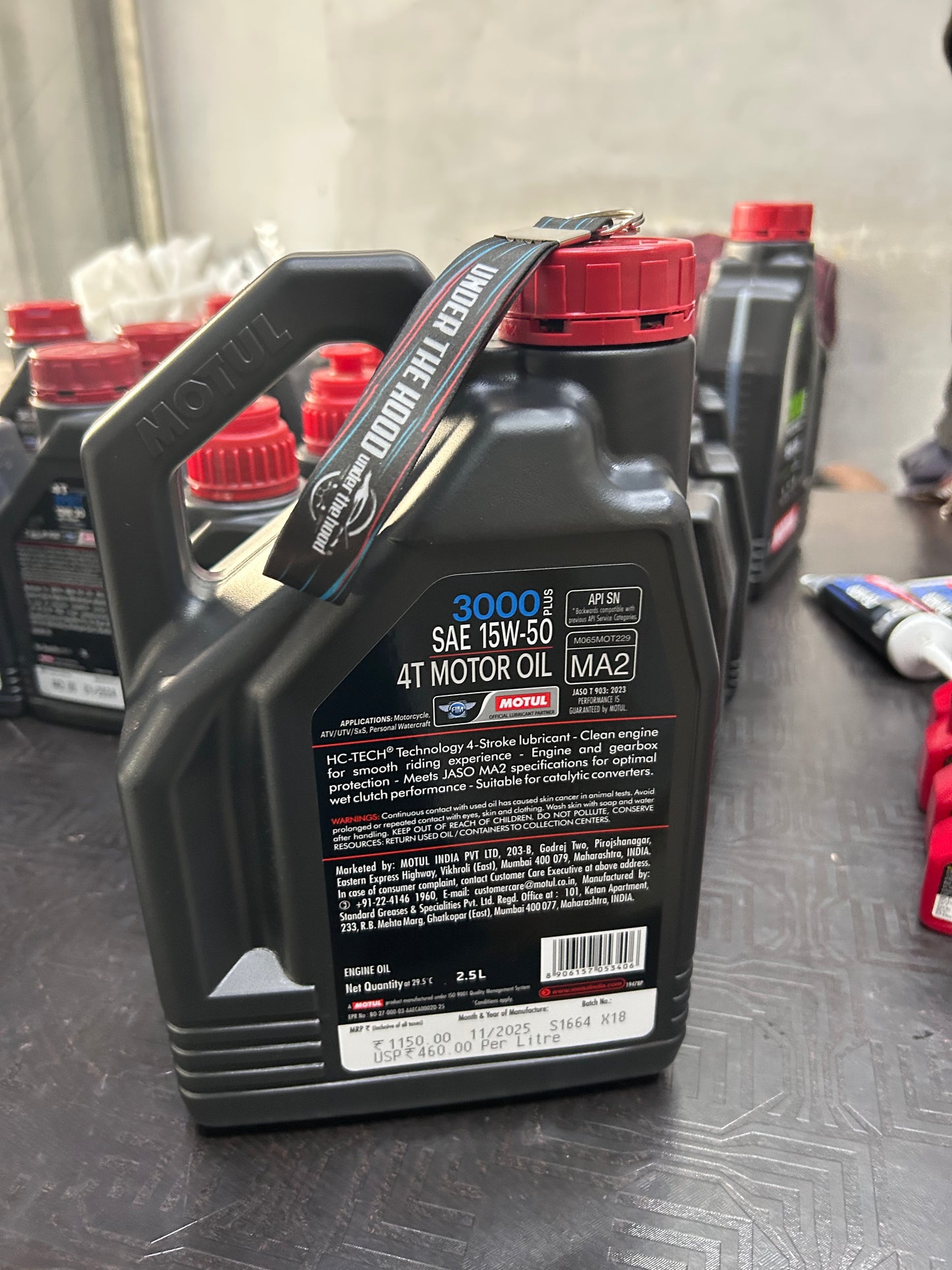 Motul 3000 15W50 (2.5L) – Premium Engine Oil for Royal Enfield UCE Engines | API SN
