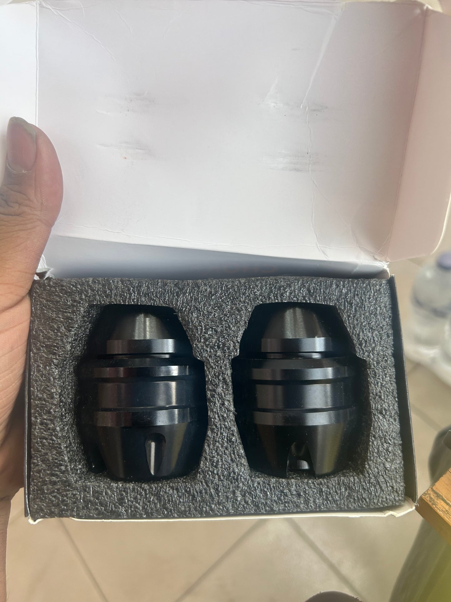 Anti Drop Fork Frame Slider | Motorcycle Front Fork Crash Guard — Universal Fit (BMW, Harley Davidson, KTM, Kawasaki, Yamaha, Hero)