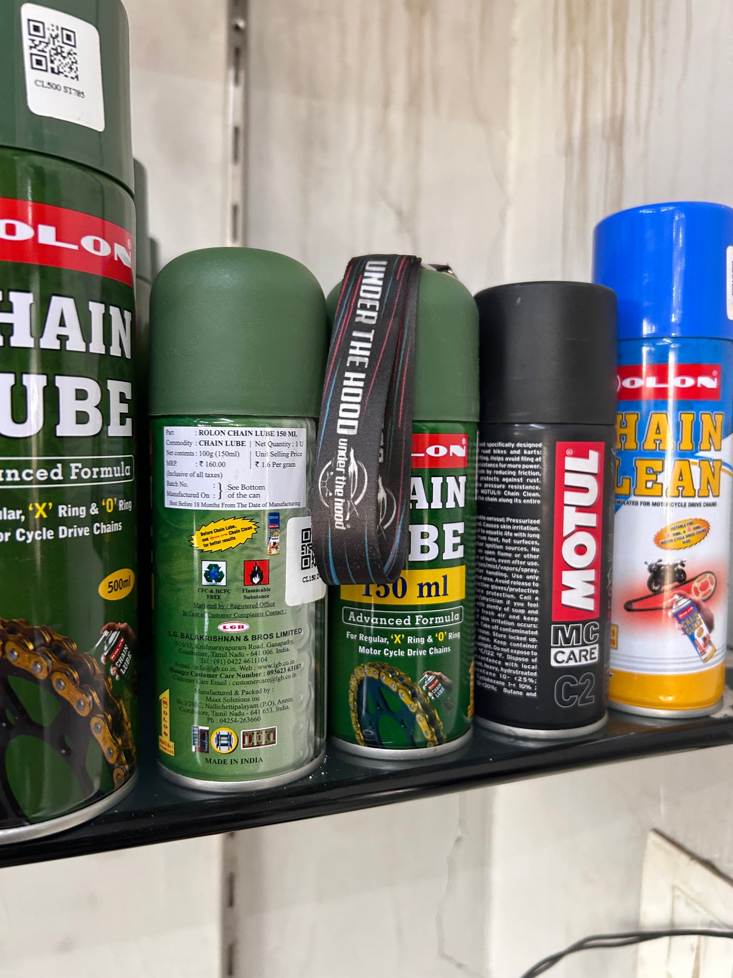 Rolon Chain Lube for Motorcycles (O-Ring / X-Ring Safe) – 150ml / 500ml – Genuine Chain Lubricant