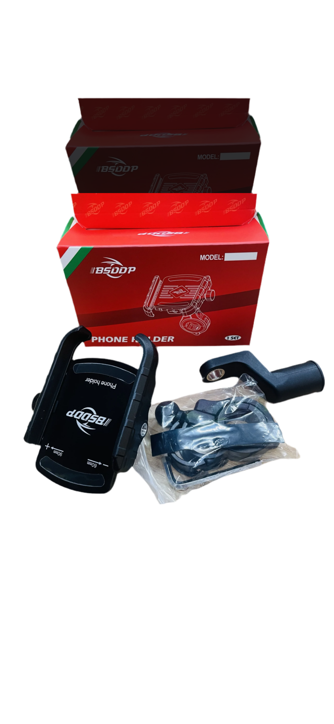 BSDDP ORIGINAL BM4 Jaw-Grip Mobile Holder – With Without Charger Opt