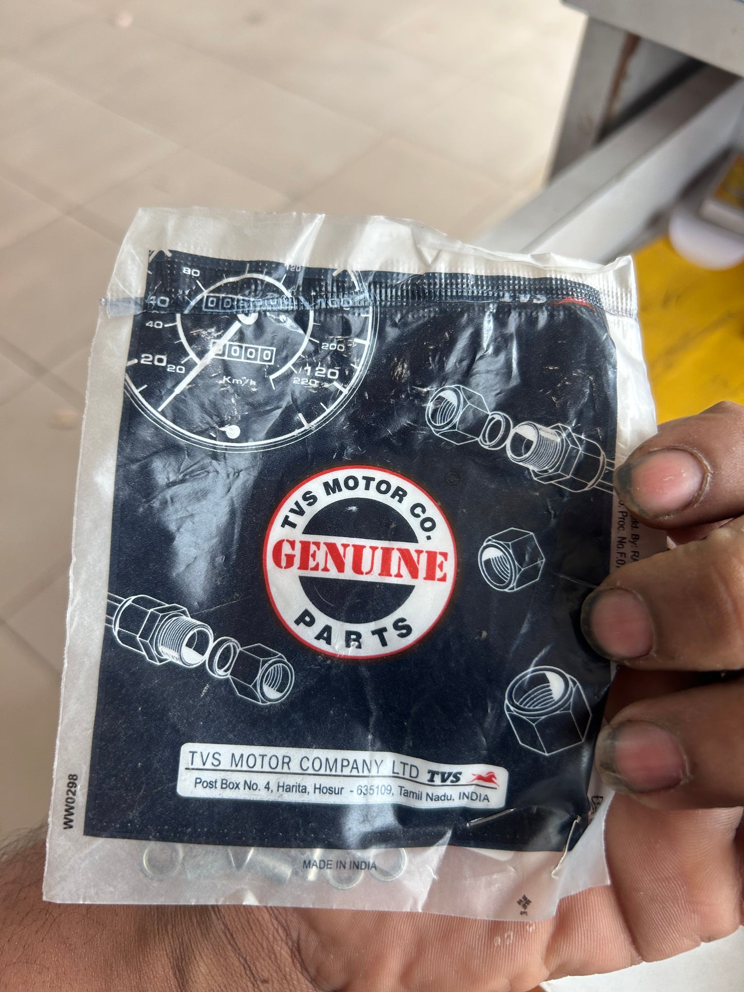 TVS Kit Spacer & Pin Movable Driven – OEM K3320140 – PEP Series Scooters