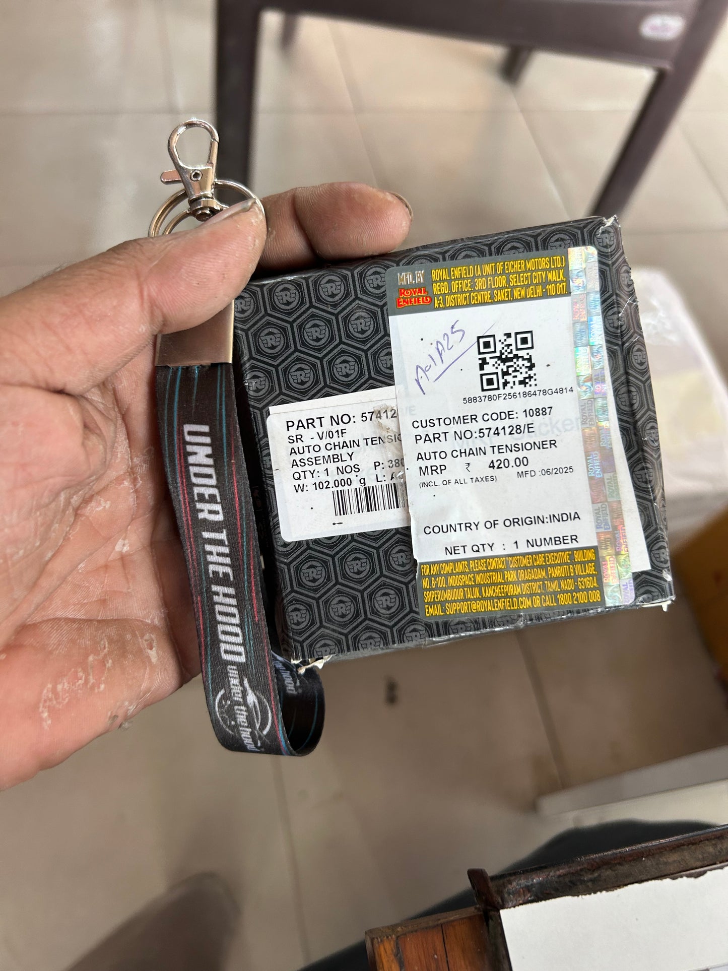 Royal Enfield Auto Chain Tensioner Assembly 574128/E – Genuine OEM for Himalayan 411 / Cam Chain Tensioner