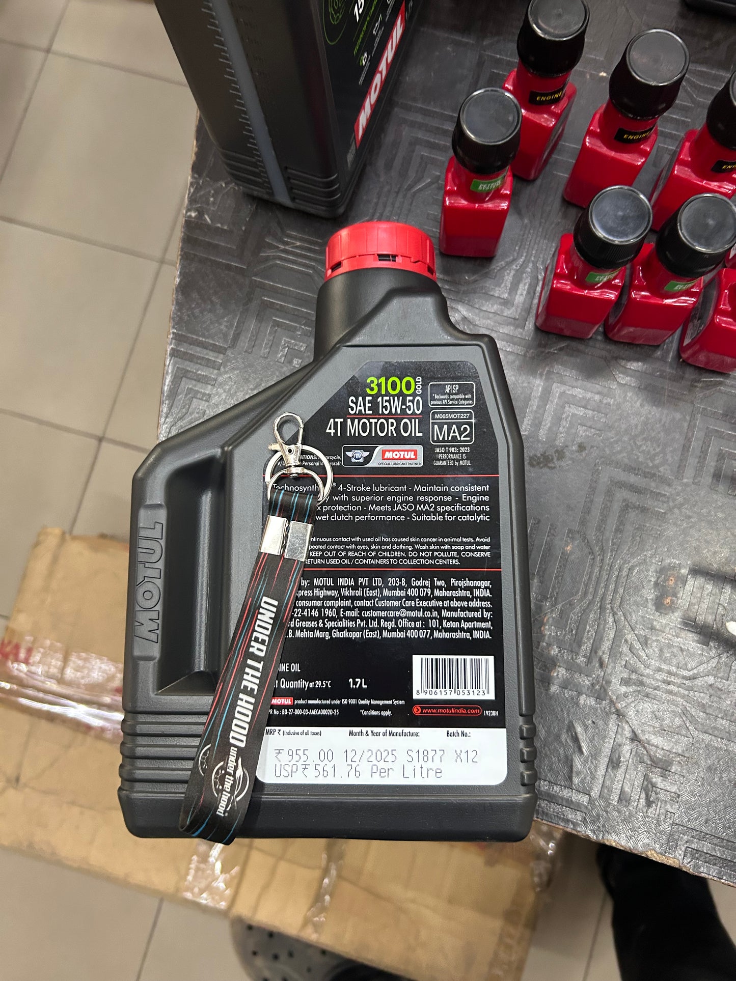 Motul 3100 Gold 15W50 (1.7L) – For Royal Enfield Meteor, Reborn & Hunter 350