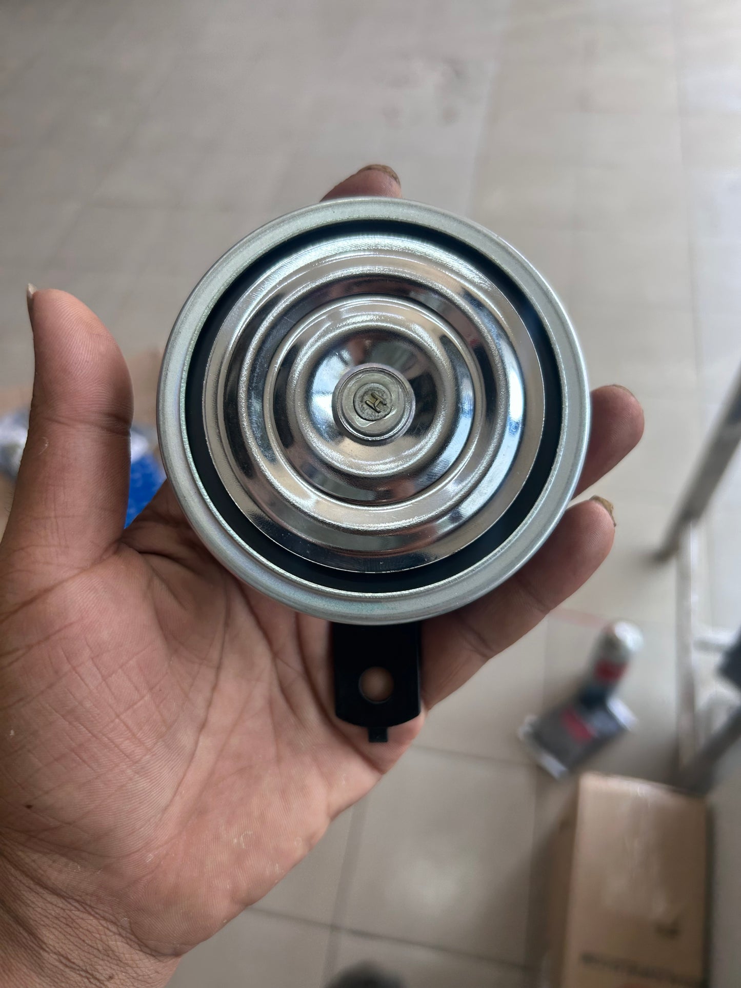 Minda D95 Horn (95mm, 12V, Chrome) – Original Royal Enfield Horn – Single / Pair