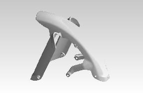 Front Lower Mudguard Assembly (Front Bottom Fender) – Himalayan 450 Hanle Black