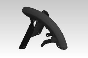 Front Lower Mudguard Assembly (Front Bottom Fender) – Himalayan 450 Kamet White