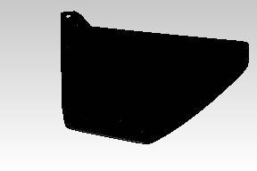 Royal Enfield 148596/B Continental GT 650 left side panel assembly black