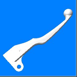 Hero Genuine Right Handle Lever / RH Steering Handle Lever for HF 100, HF Deluxe, Splendor Plus, Glamour, Passion Pro, Super Splendor & More – 53175AAFH00S
