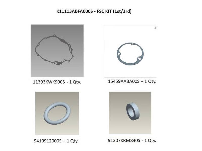Hero Genuine Scheduled Maintenance Kit 200cc (1st/3rd) – Every 6,000 km | Oil Filter Service Kit / FSC Kit | K11113ABFA000S