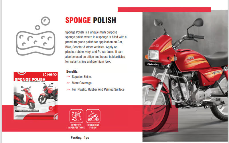 Hero detailing sponge polish scratch free compact size SPDPPK00066S