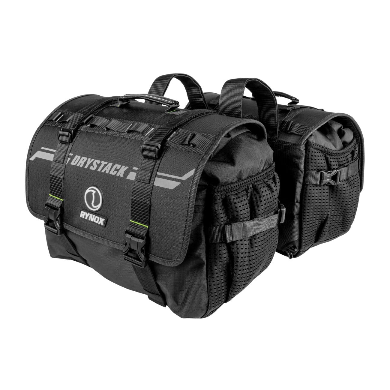 Rynox Drystack Saddle Bag – 50L Waterproof Saddle Luggage Universal Fit  for All Motorcycles