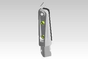 Royal Enfield RAE00536/C left rider footrest assembly – Hunter 350