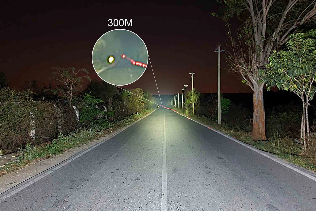 Maddog Alpha 80W Auxiliary LED Lights (9600 lm) – Pair light throw