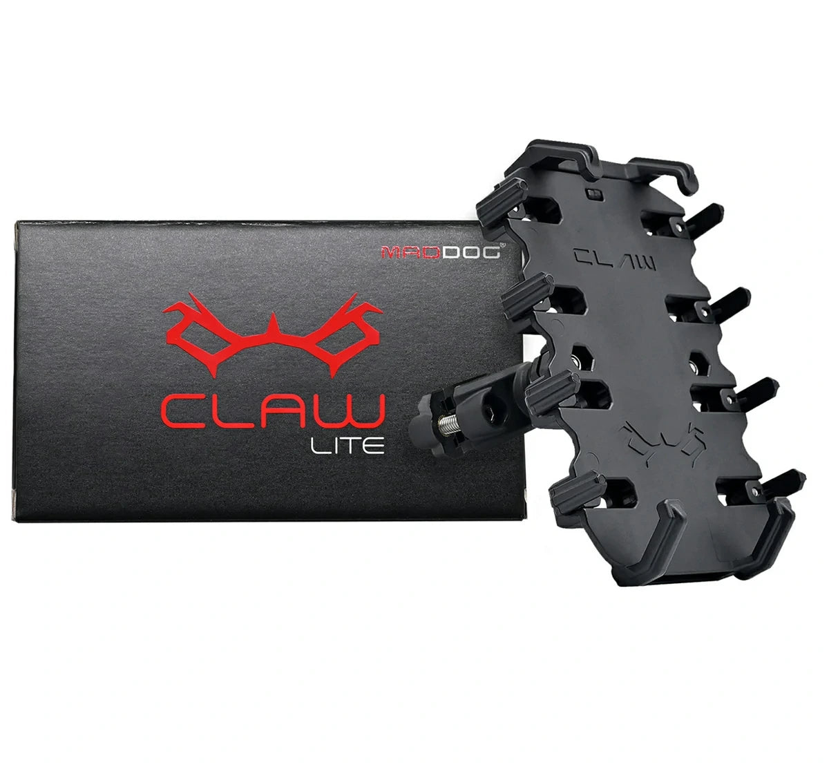 Maddog Claw Lite Mobile Holder – Quad-Edge Claw Grip, IK09 Impact Resistant – Universal Bike Phone Mount
